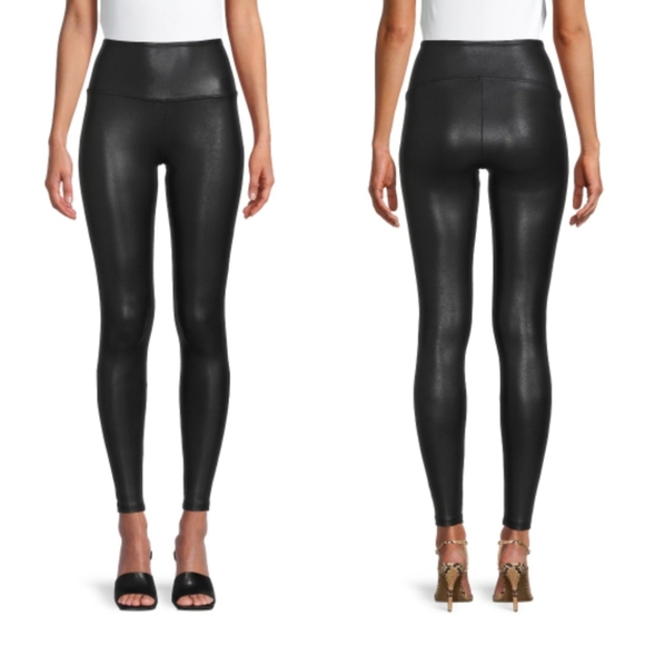 Hunter & Brown Faux Leather Leggings - Picture 1 of 7